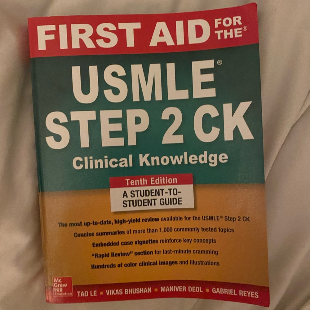 Medical school textbooks
